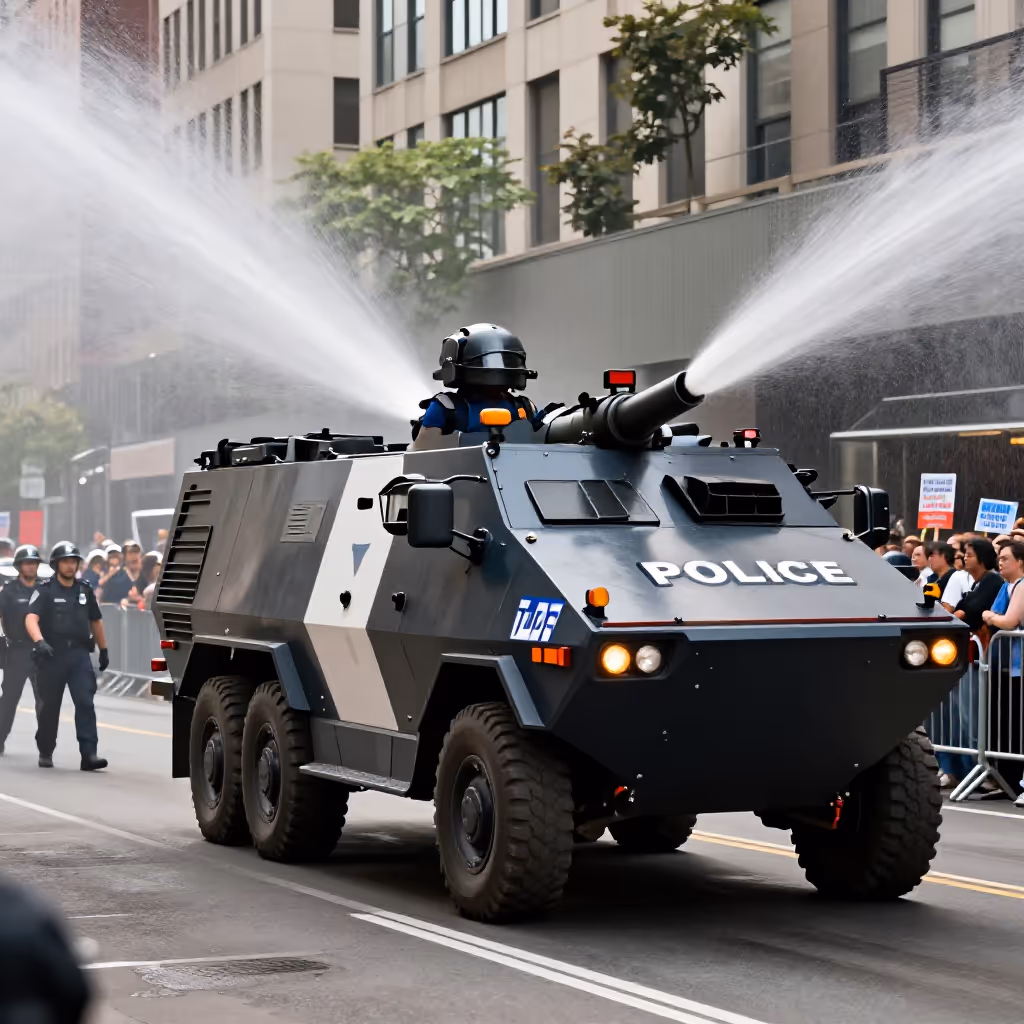 Visual example for Wasserwerfer: der Wasserwerfer