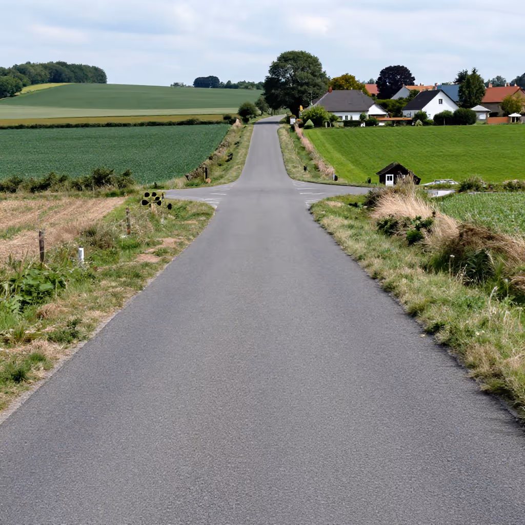 Visual example for Abzweigung: die Abzweigung