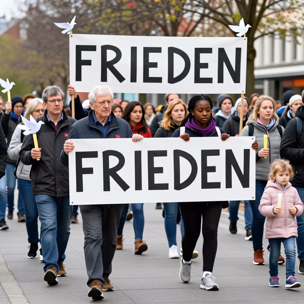 Visual example for Friedensbewegung: die Friedensbewegung