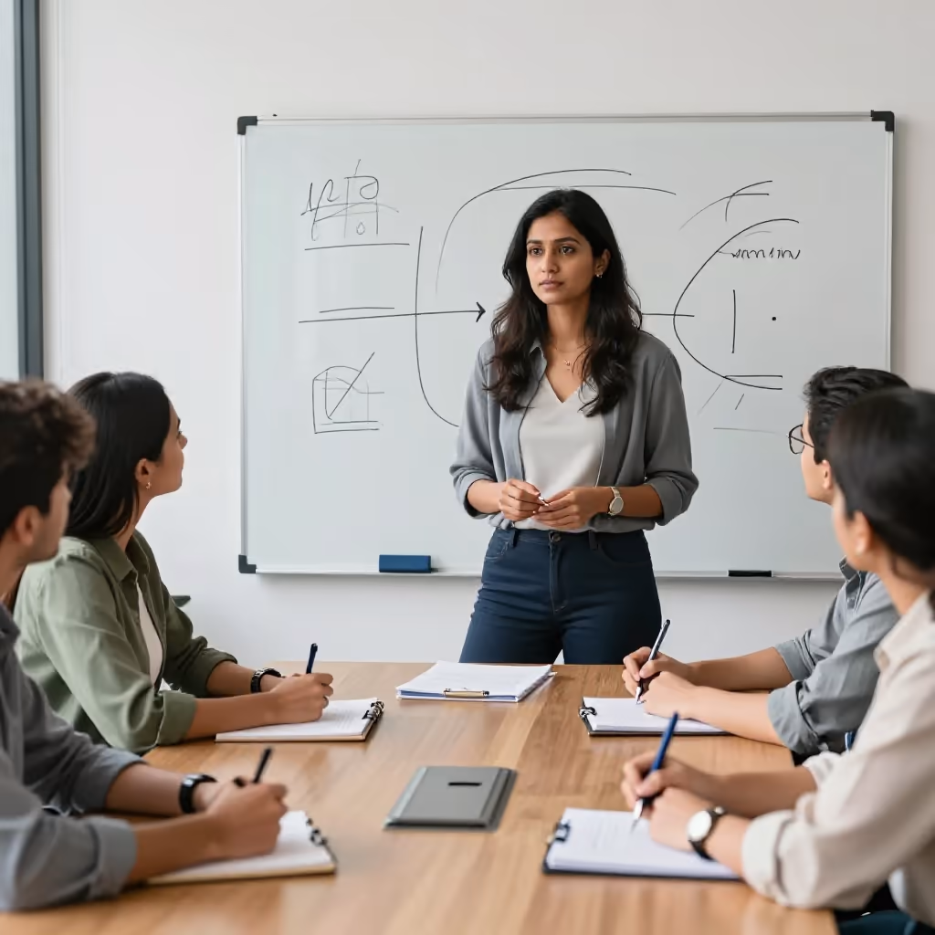Visual example for Leadership: die Leadership