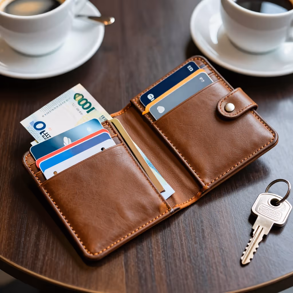 Visual example for Brieftasche: die Brieftasche
