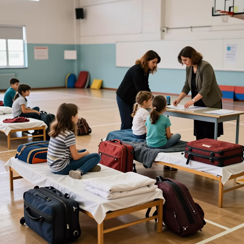 Visual example for Flüchtlingsheim: das Flüchtlingsheim
