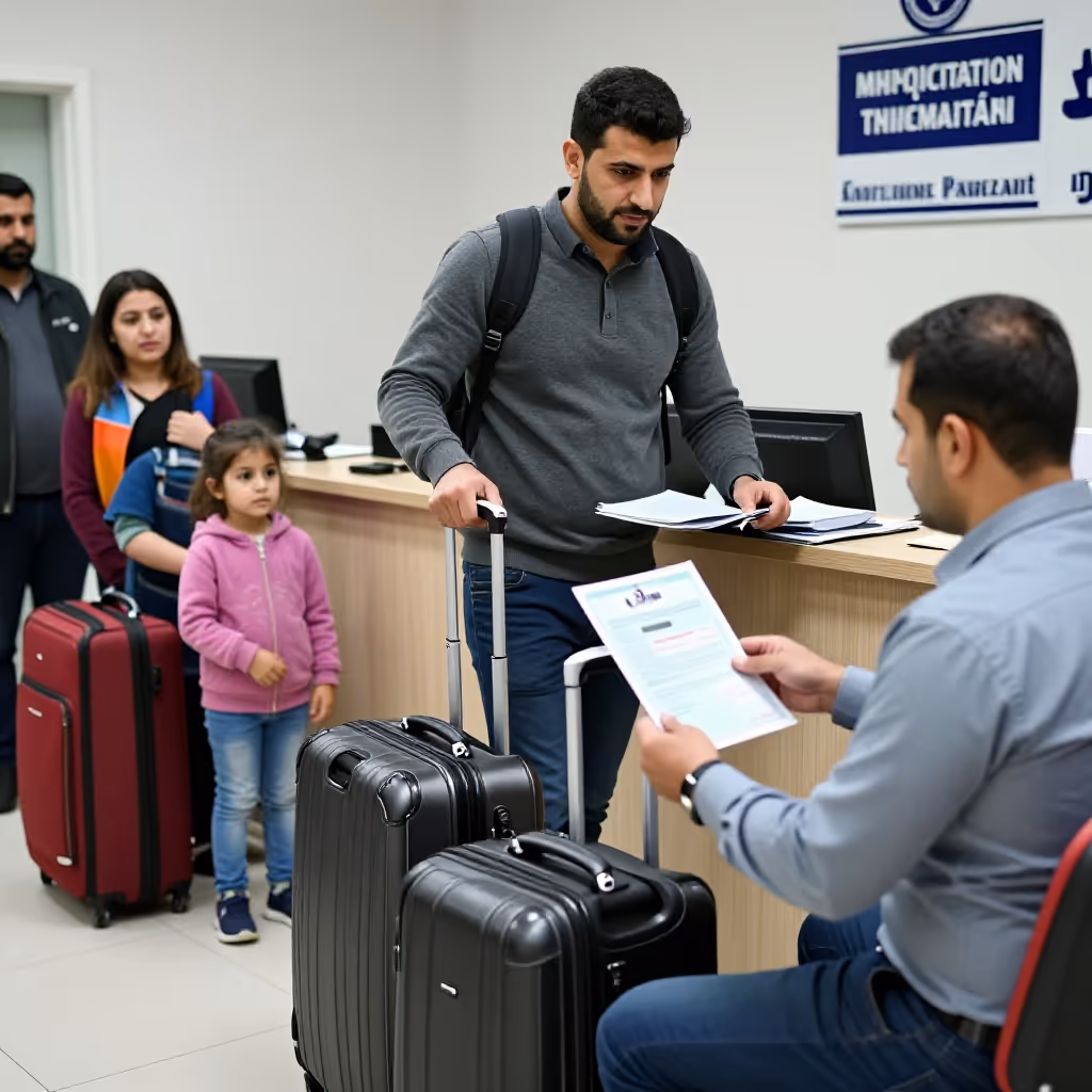Visual example for Immigrant: der Immigrant