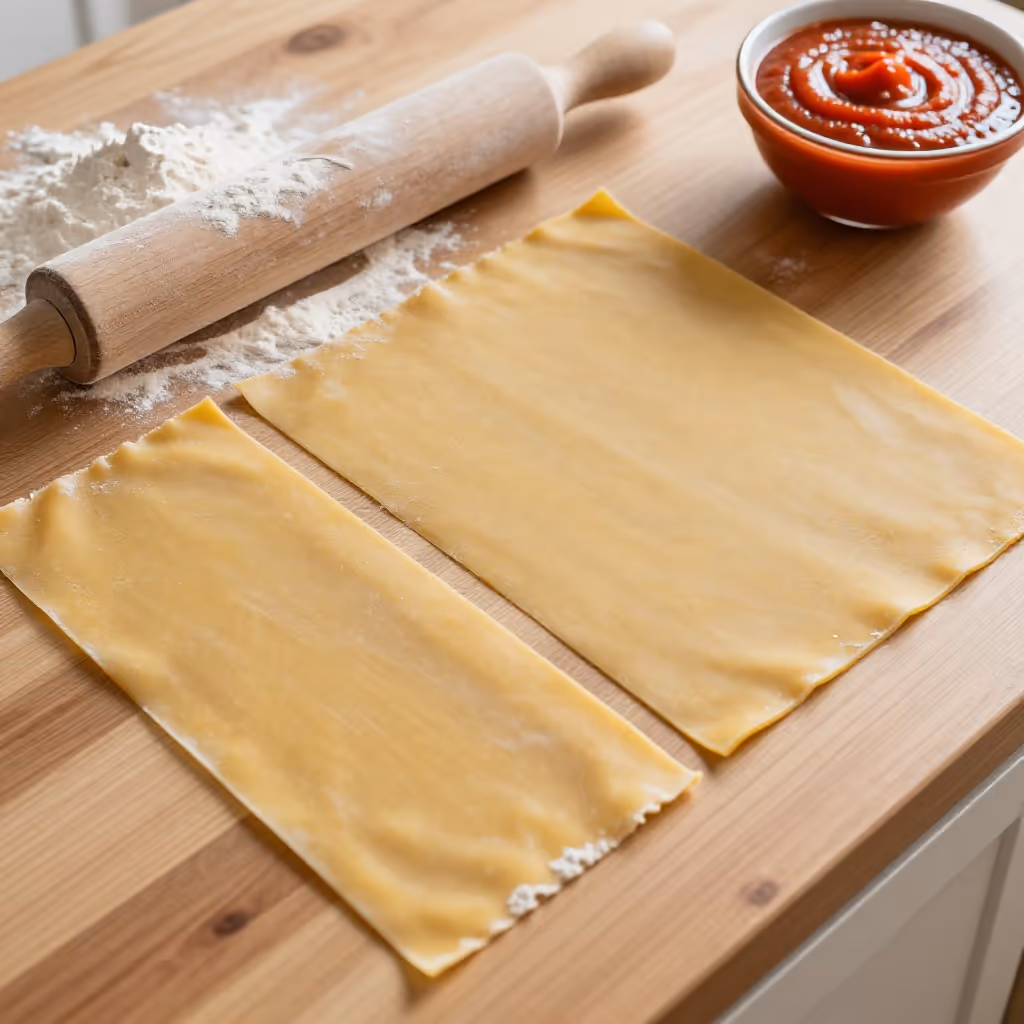 Visual example for Lasagne: die Lasagne