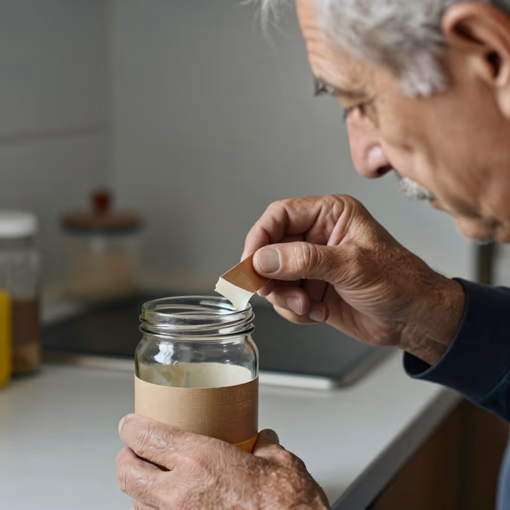Visual example for loslösen: loslösen