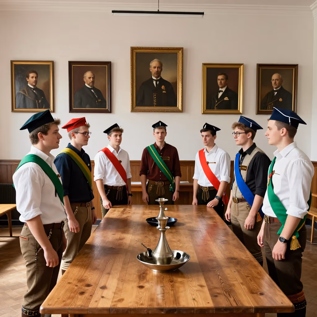 Visual example for Burschenschaft: die Burschenschaft