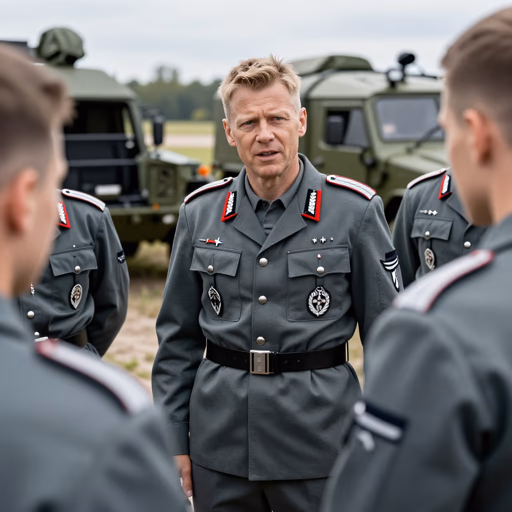 Visual example for Oberstleutnant: der Oberstleutnant