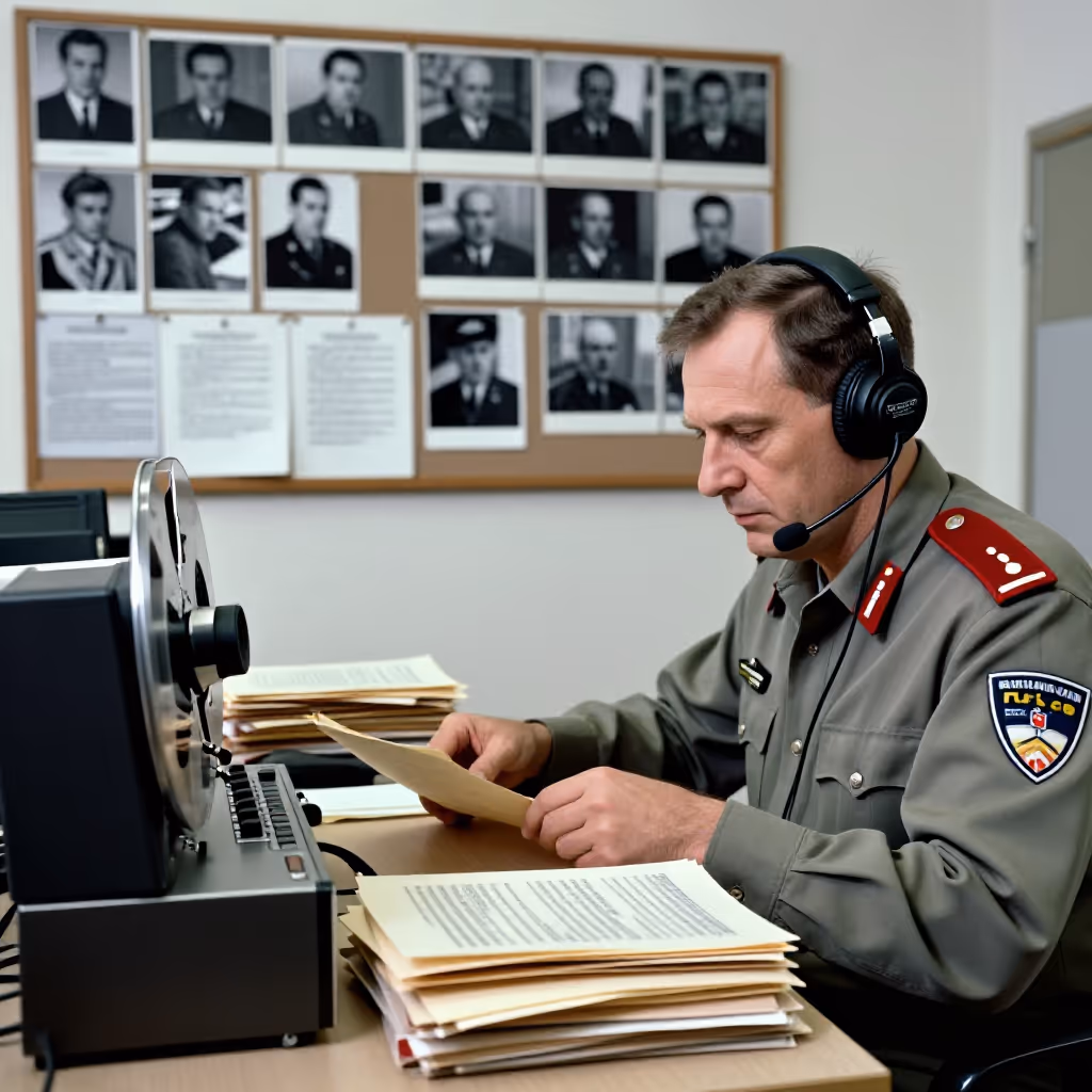 Visual example for Staatssicherheit: die Staatssicherheit