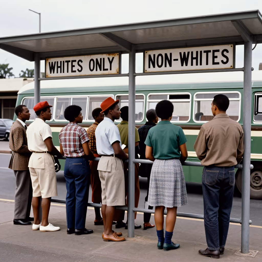 Visual example for Apartheid: die Apartheid
