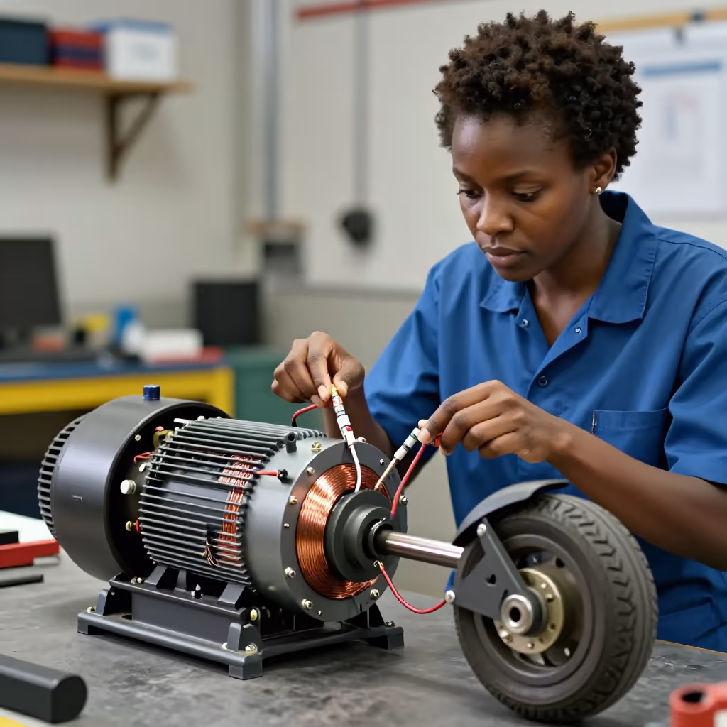 Visual example for Elektromotor: der Elektromotor