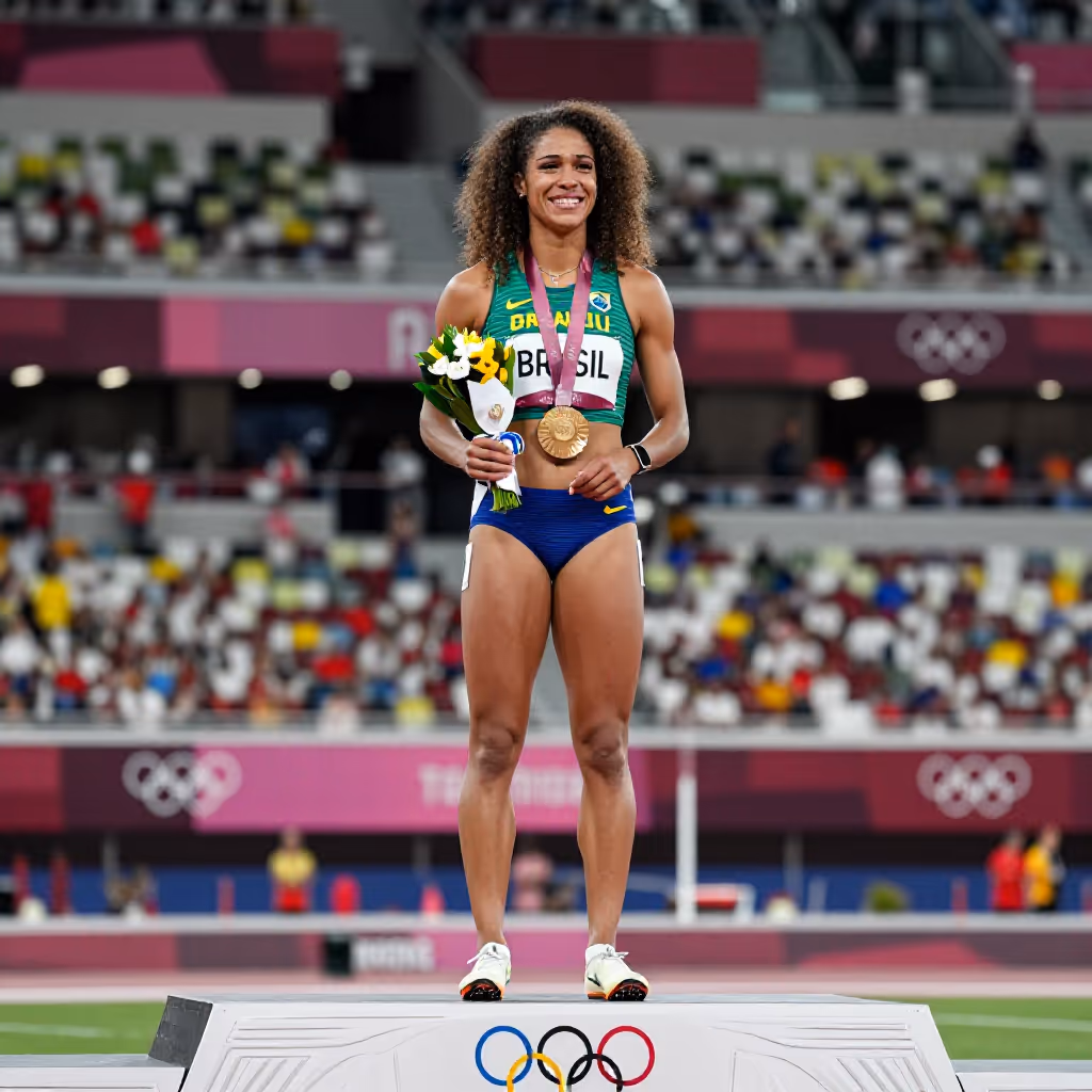 Visual example for Olympiasiegerin: die Olympiasiegerin