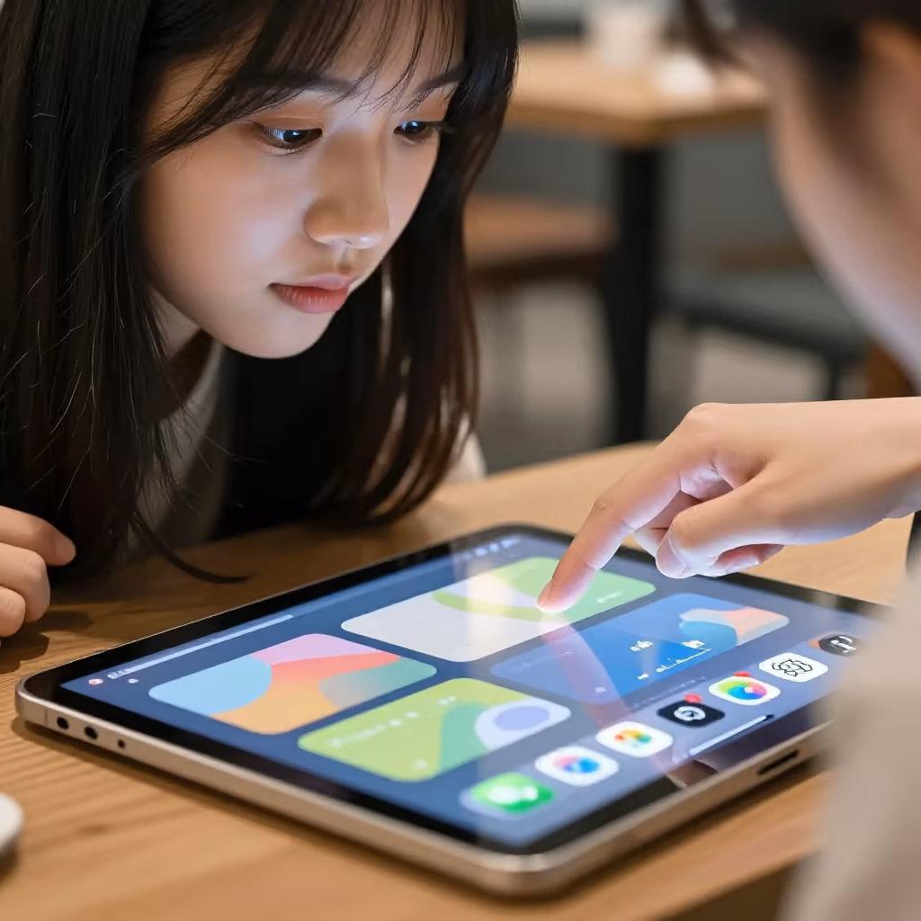 Visual example for Touchscreen: der Touchscreen