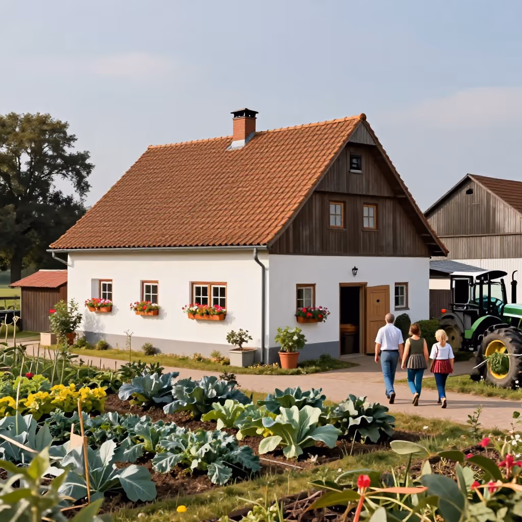 Visual example for Bauernhaus: das Bauernhaus