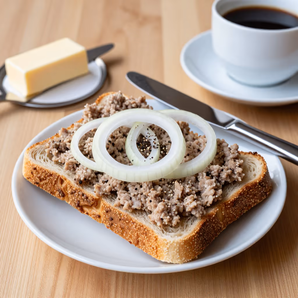 Visual example for Mett: das Mett