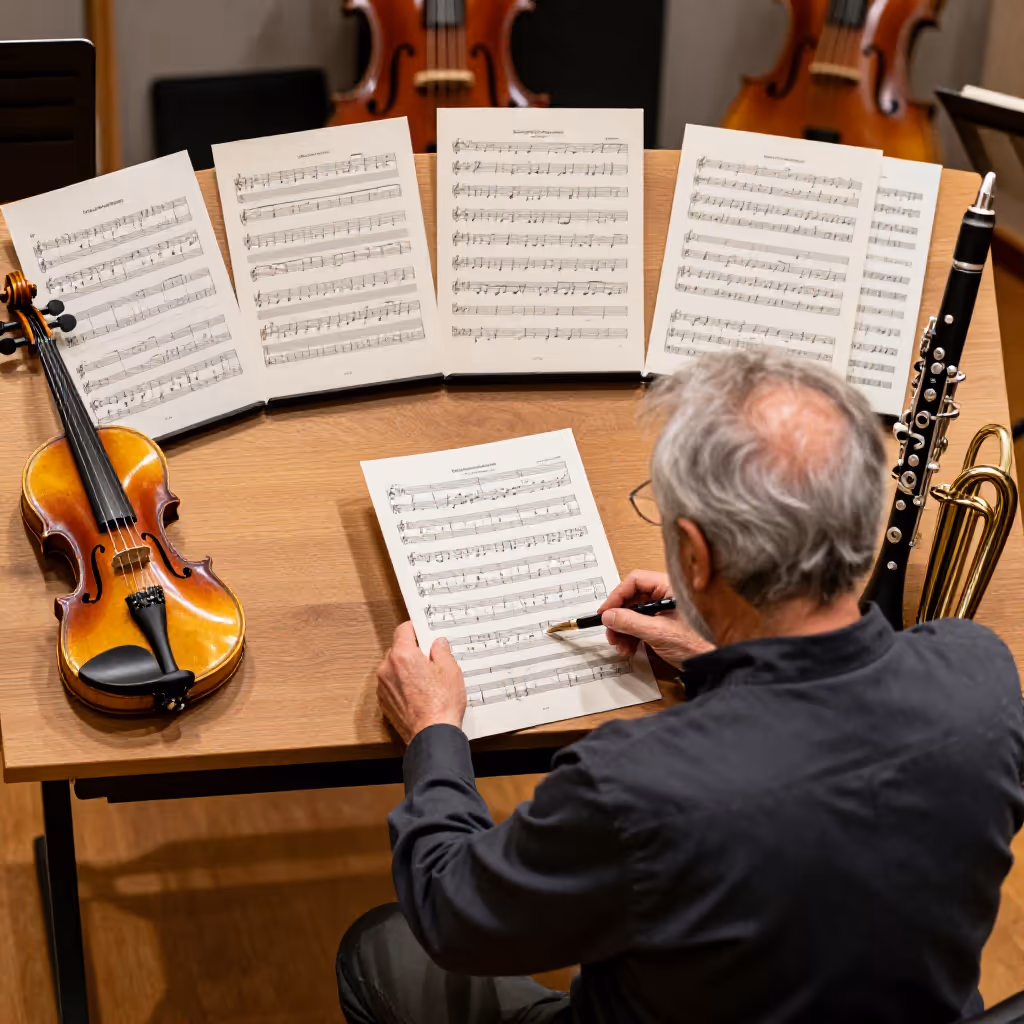 Visual example for Quintett: das Quintett