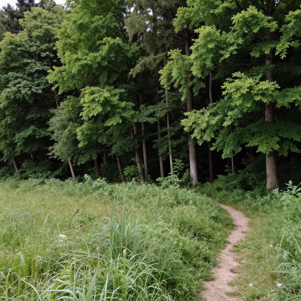 Visual example for Waldrand: der Waldrand