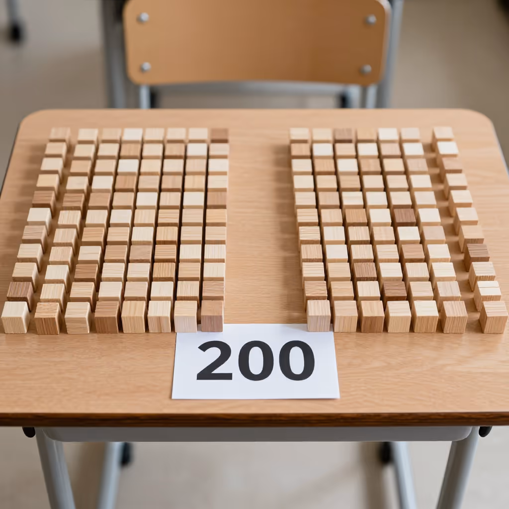 Visual example for zweihundert: zweihundert