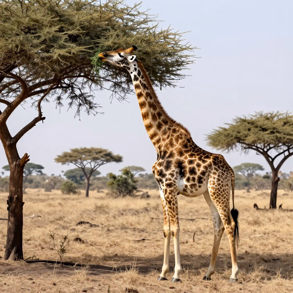 Visual example for Giraffe: die Giraffe