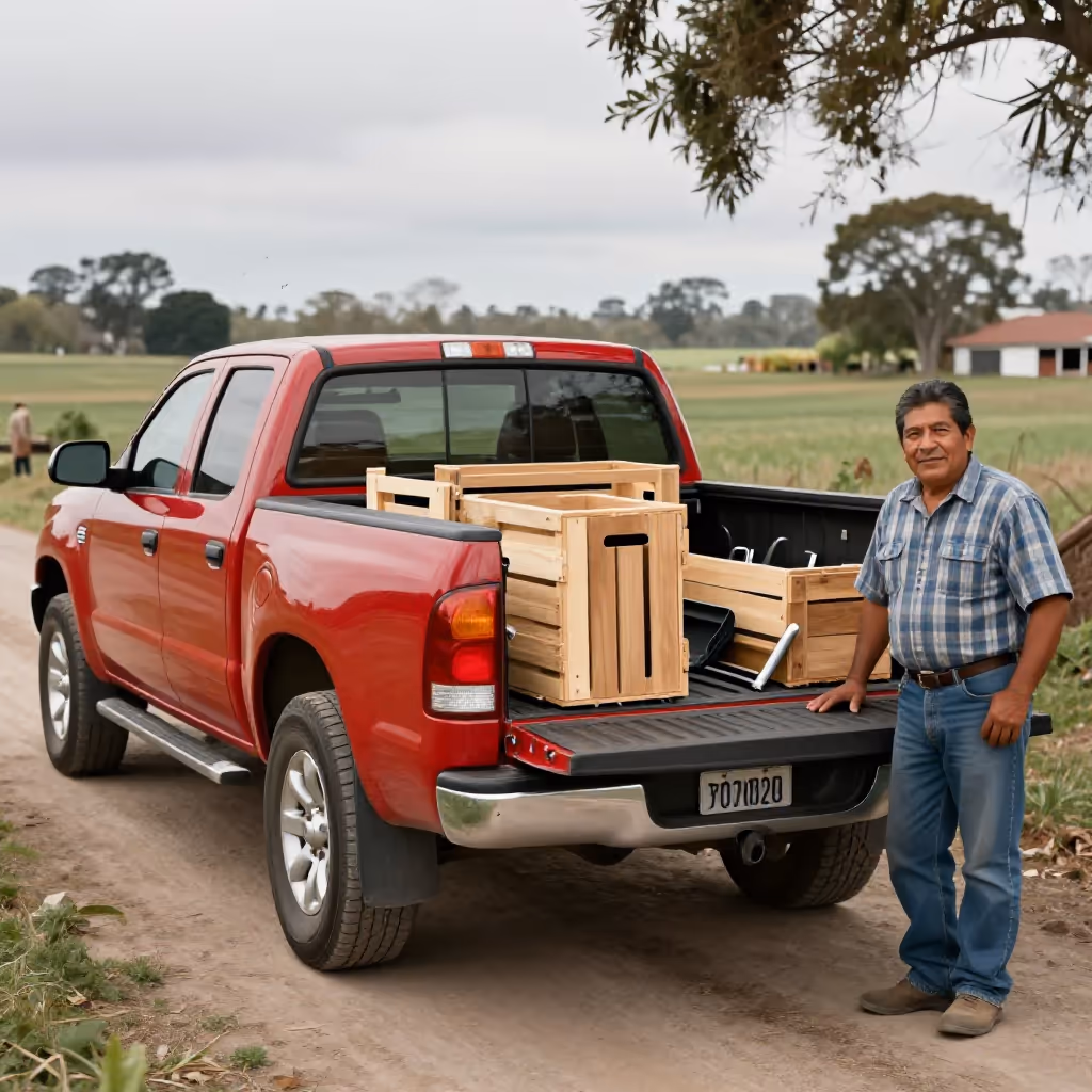 Visual example for Pickup: der Pickup