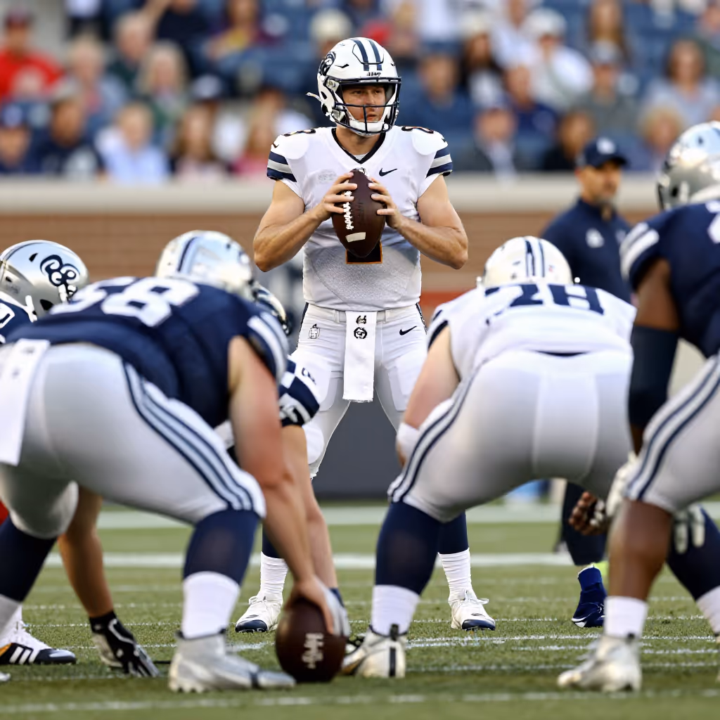 Visual example for Quarterback: der Quarterback