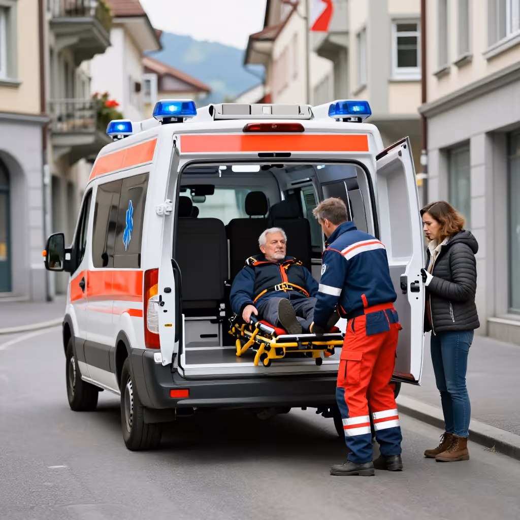 Visual example for Ambulanz: die Ambulanz