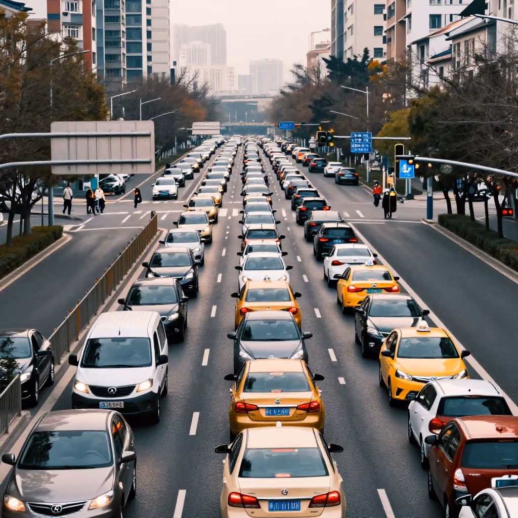 Visual example for Autoverkehr: der Autoverkehr