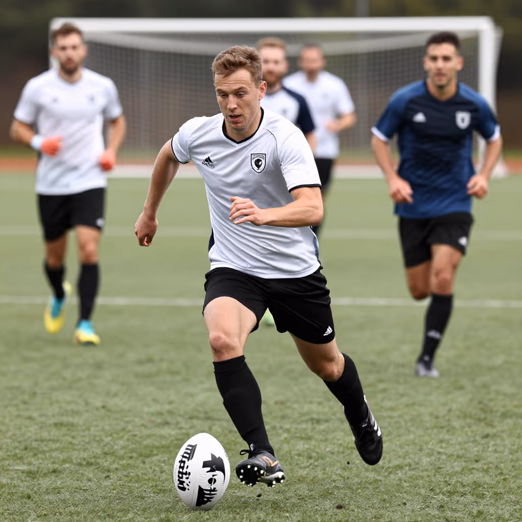Visual example for Fußballspieler: der Fußballspieler