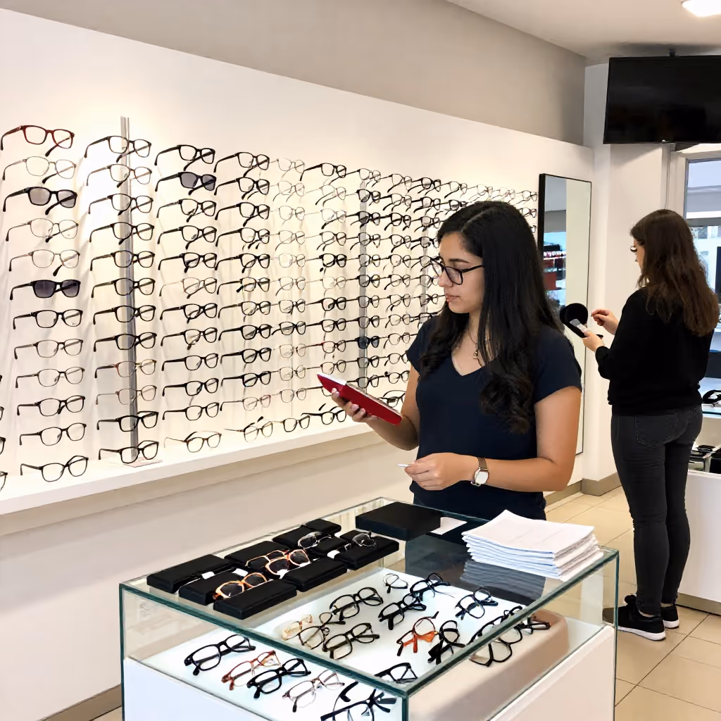 Visual example for Optiker: der Optiker