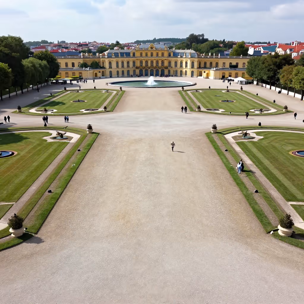 Visual example for weitläufig: weitläufig