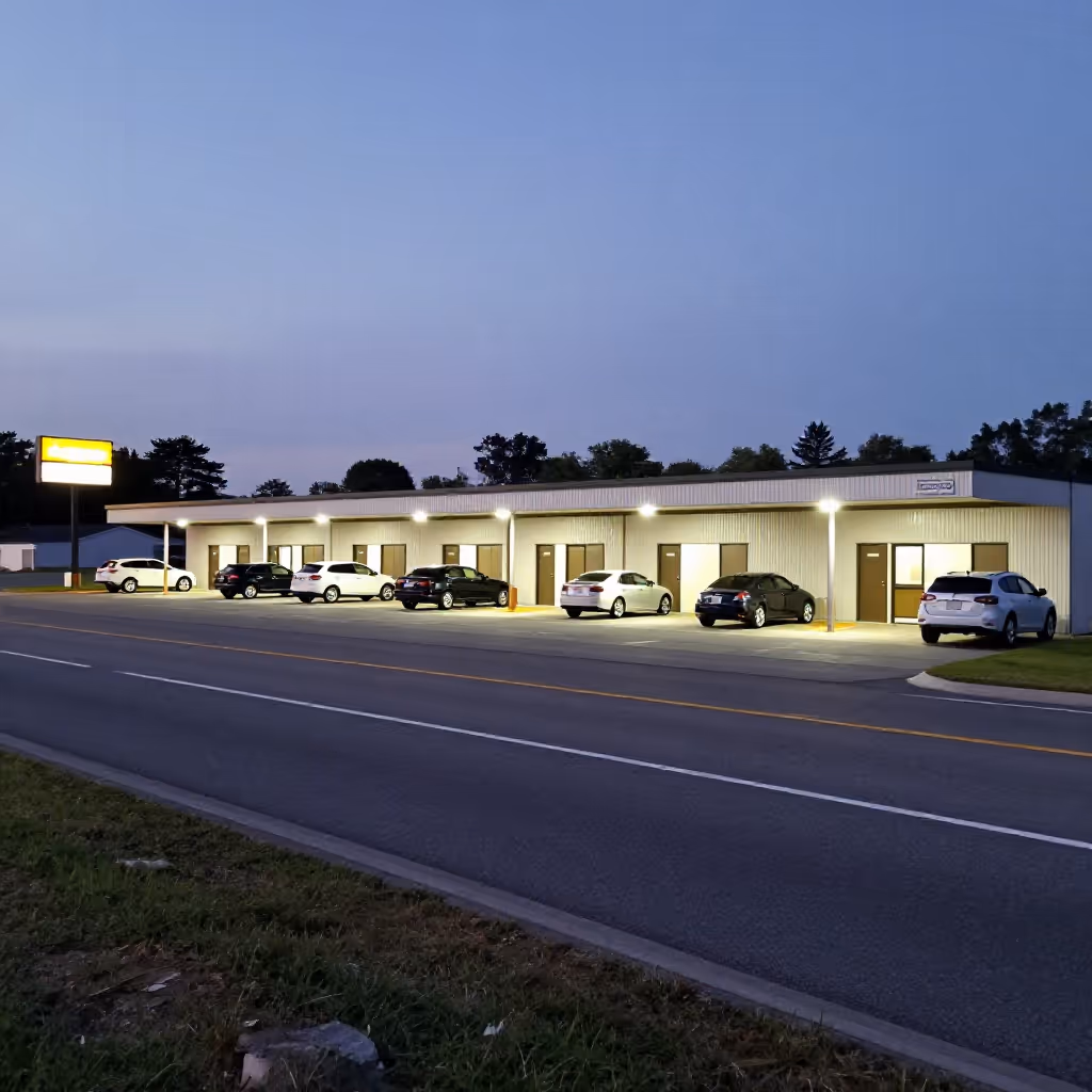 Visual example for Motel: das Motel