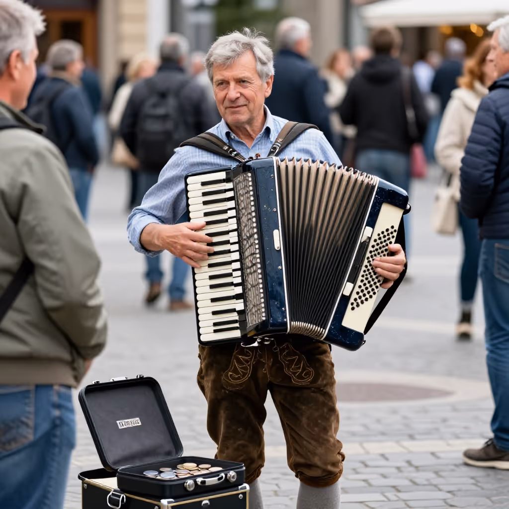 Visual example for Musikant: der Musikant