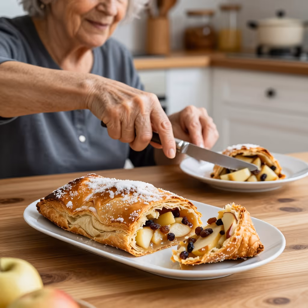 Visual example for Strudel: der Strudel