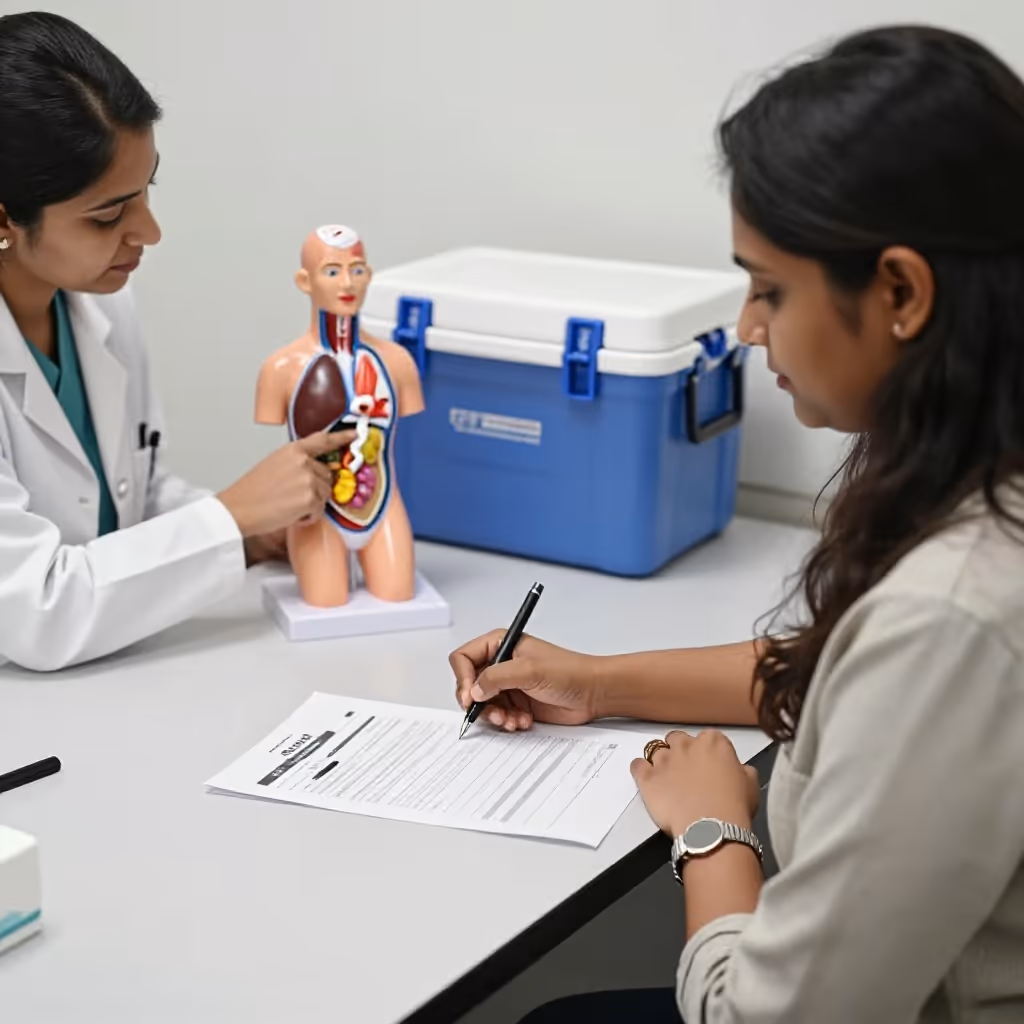 Visual example for Organspende: die Organspende