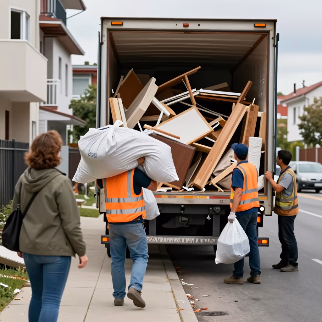 Visual example for Abtransport: der Abtransport