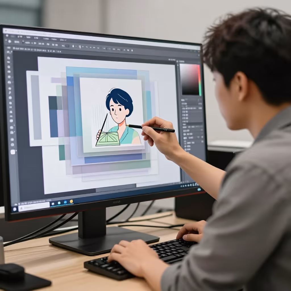 Visual example for Layer: der Layer