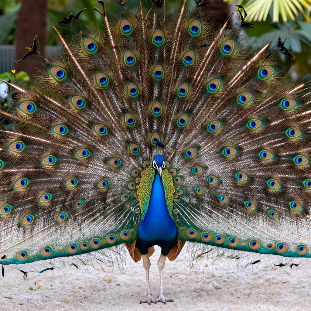 Visual example for Pfau: der Pfau