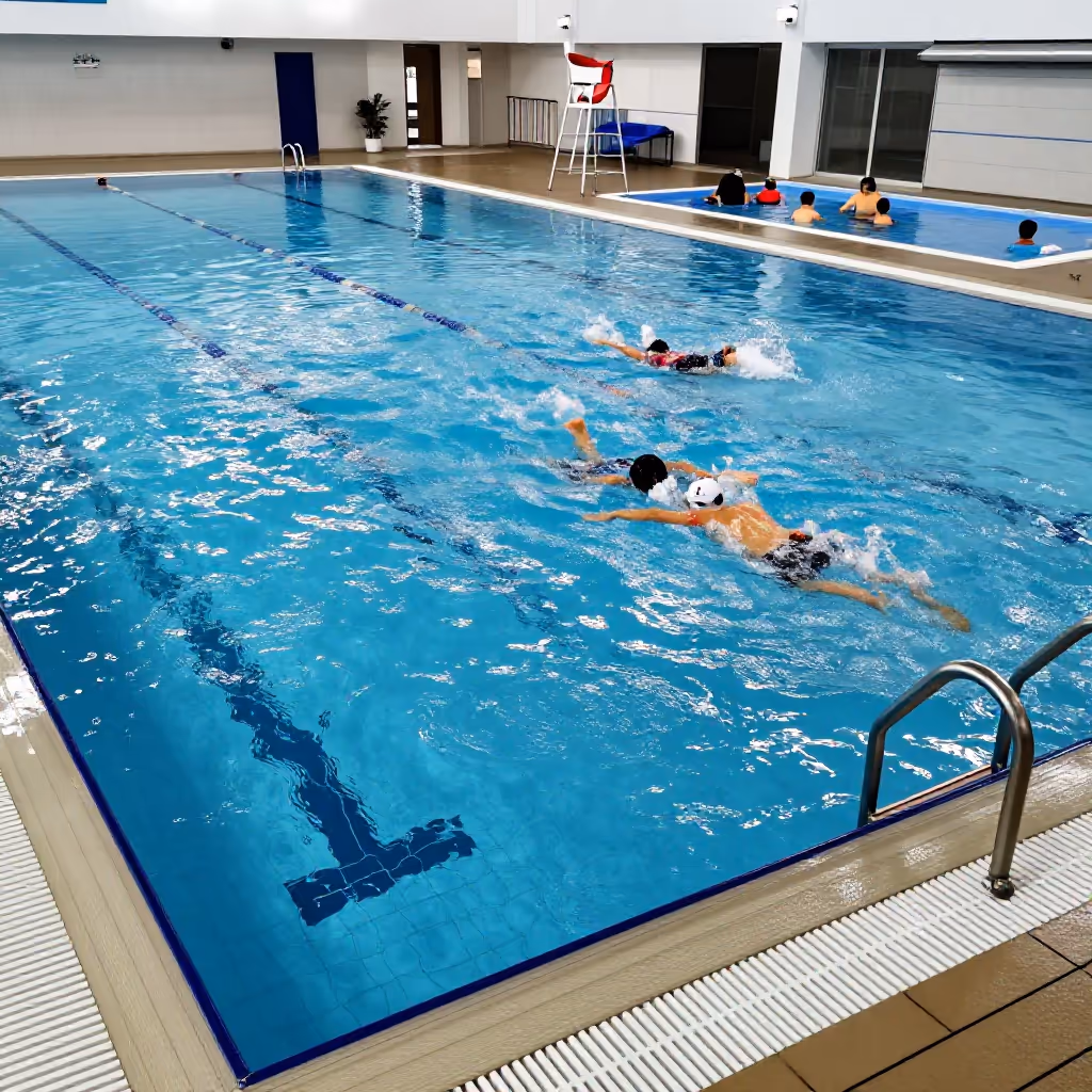 Visual example for Schwimmbecken: das Schwimmbecken