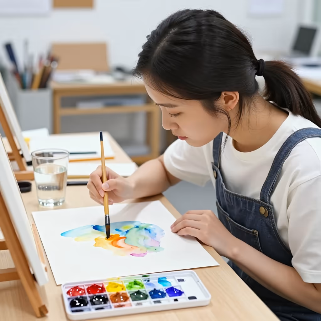 Visual example for Aquarell: das Aquarell
