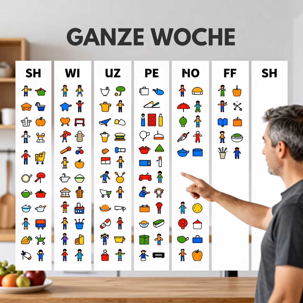 Visual example for Wochentag: der Wochentag
