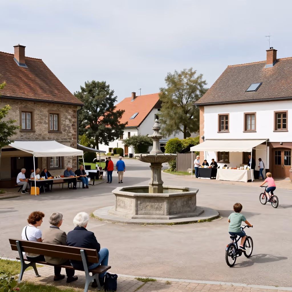 Visual example for Dorfplatz: der Dorfplatz