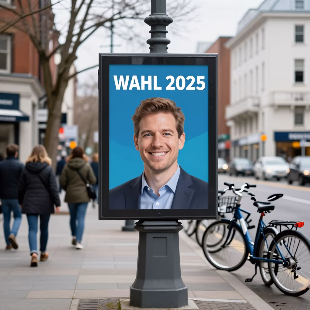 Visual example for Wahlplakat: das Wahlplakat