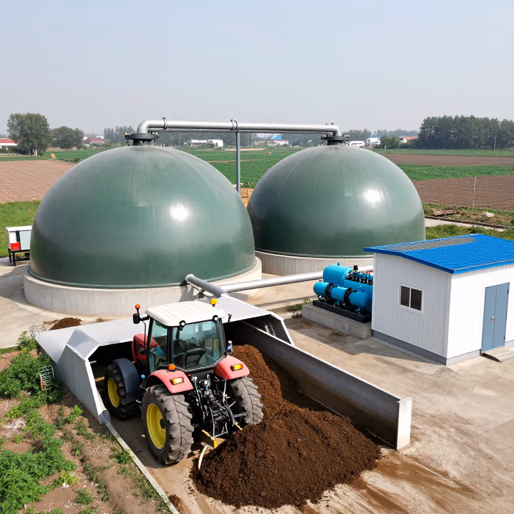 Visual example for Biogas: das Biogas