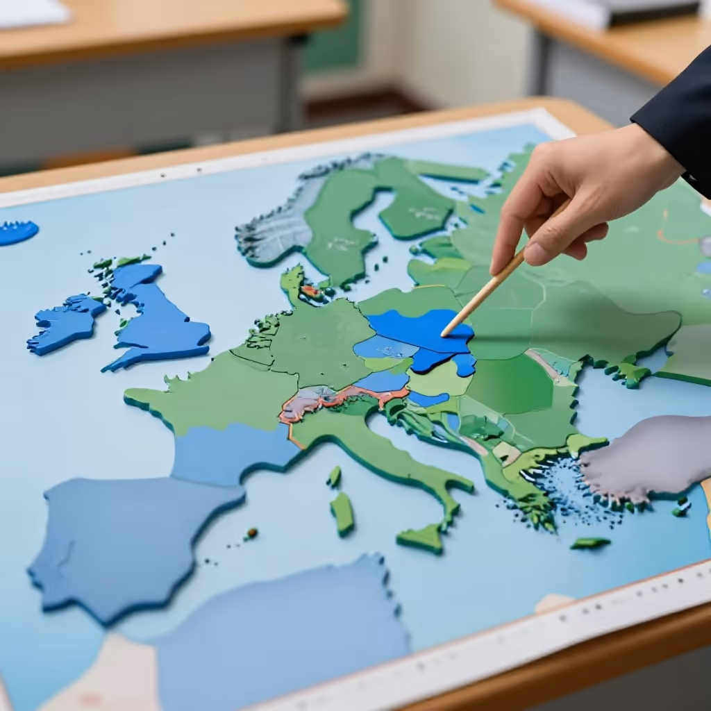Visual example for Exklave: die Exklave