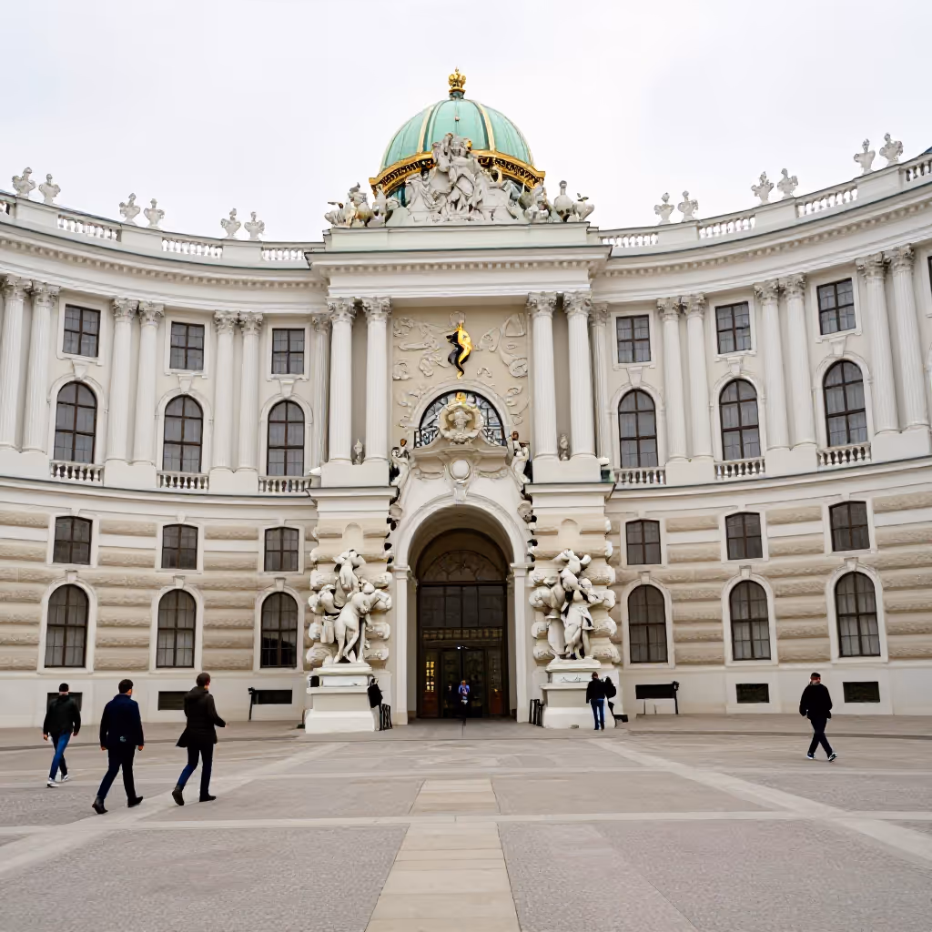 Visual example for Hofburg: die Hofburg