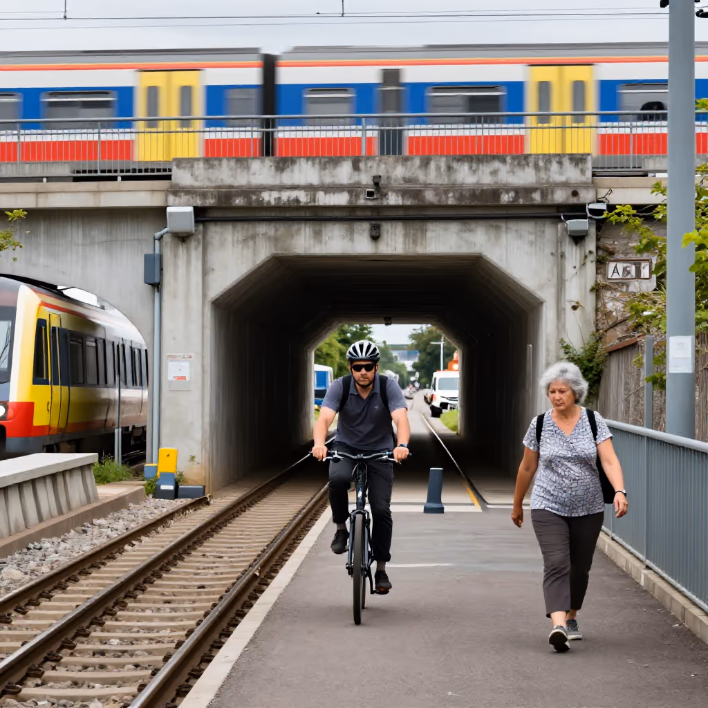 Visual example for Unterführung: die Unterführung