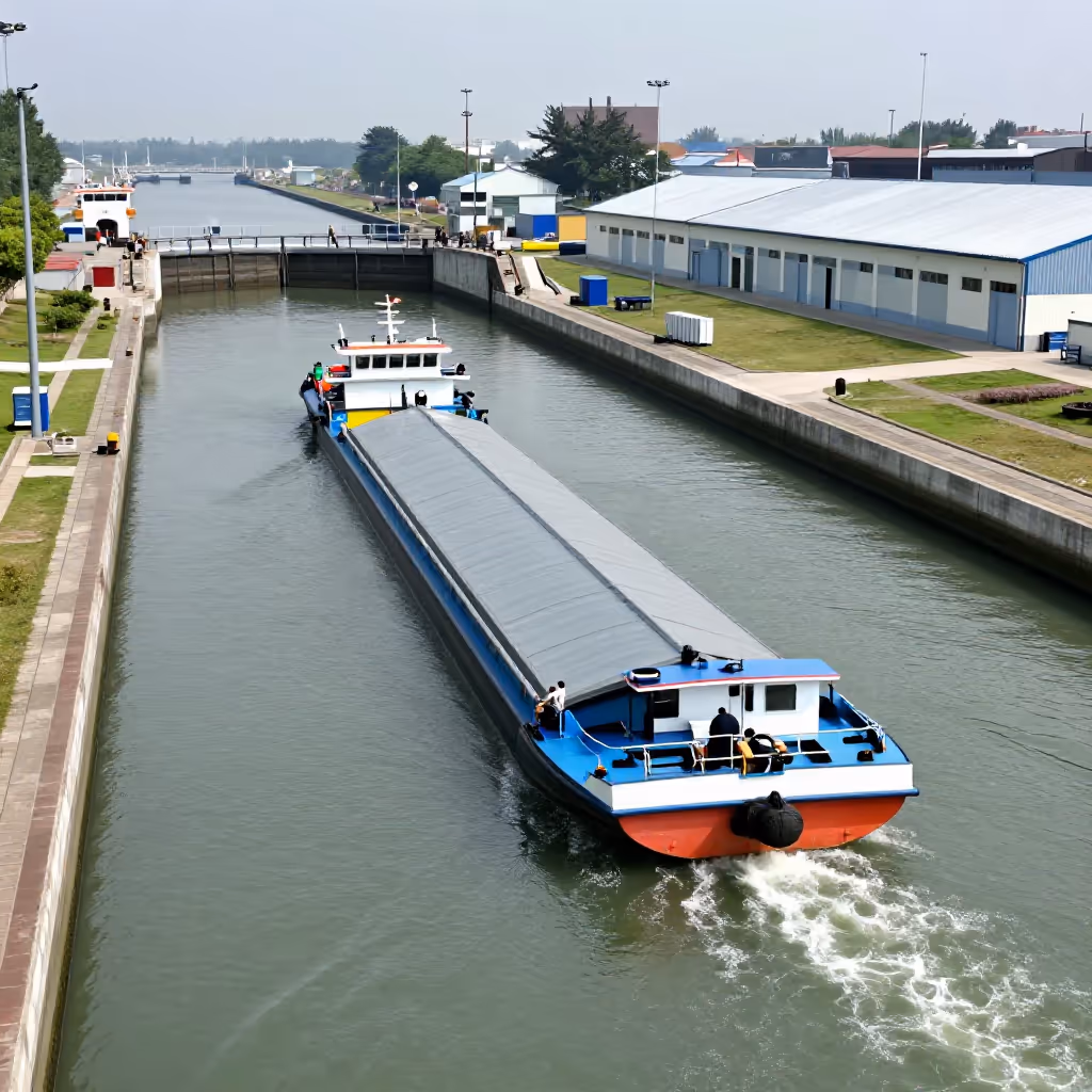 Visual example for Wasserstrasse: die Wasserstrasse
