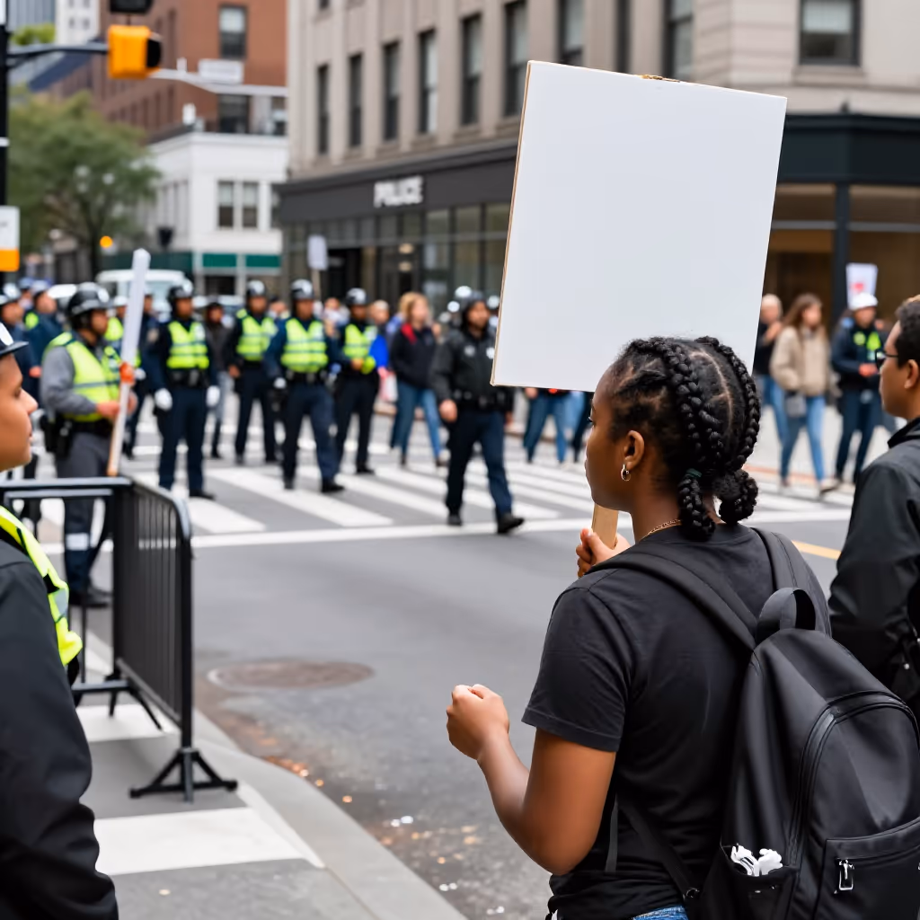 Visual example for Gegendemonstrant: der Gegendemonstrant