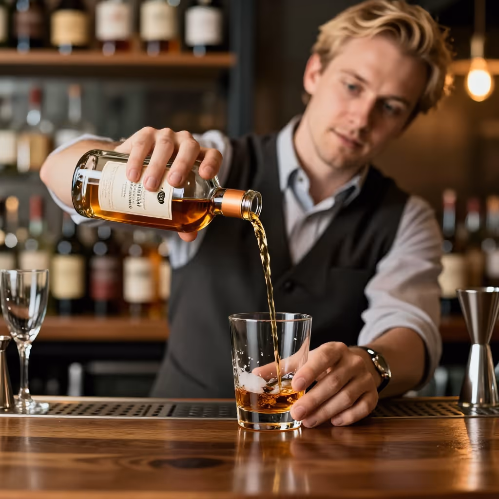 Visual example for alkoholisch: alkoholisch