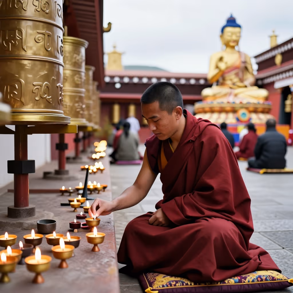 Visual example for buddhistisch: buddhistisch