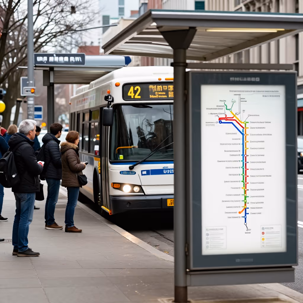 Visual example for Buslinie: die Buslinie